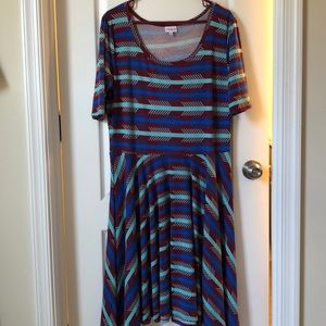 Lularoe Nicole Dress, size: 2xl